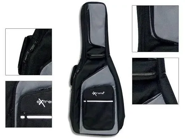 Extreme Custodia imbottita per chitarra classica con tasconi – 16 mm – 802c