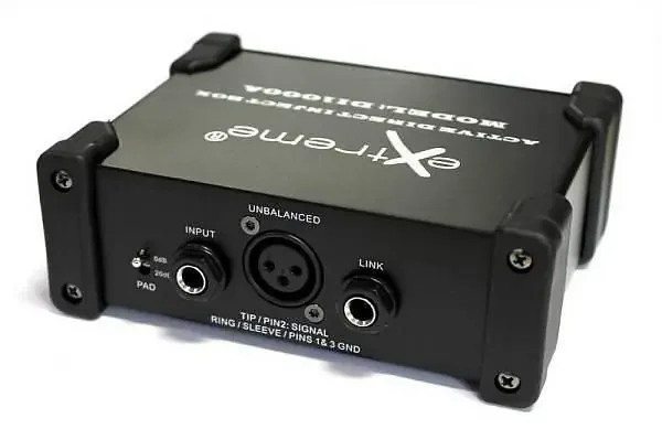 Extreme DI1000A – Direct Box attiva con link e pad – extd1000